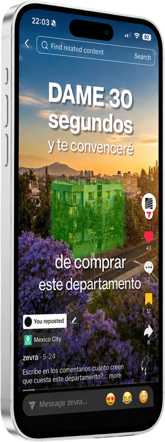 Contenido para redes sociales en el celular