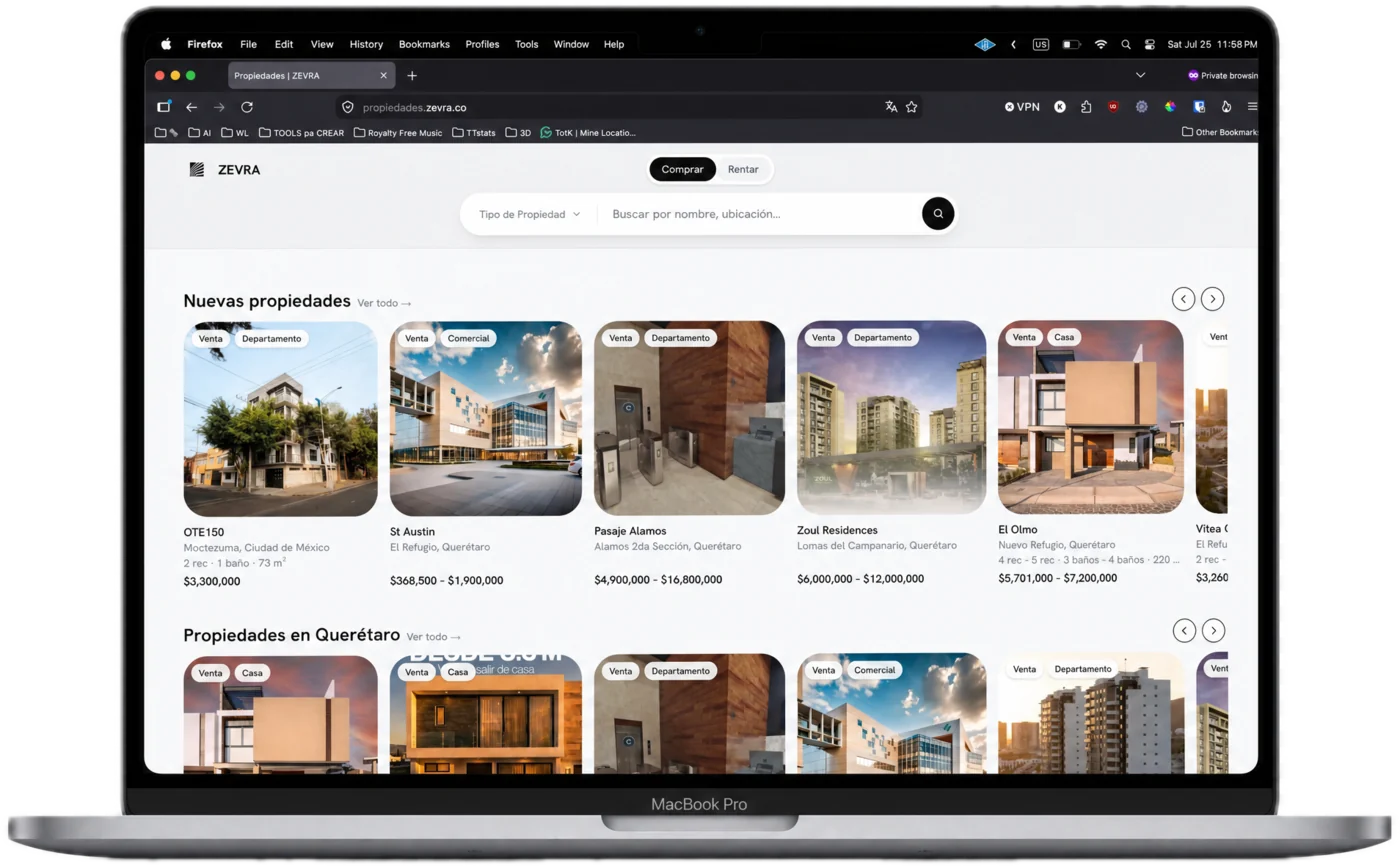 Sitio web automático generado desde el inventario